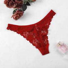 Lace Panties Sexy Low Waist Thong