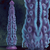 Liquid Silicone Mixed-Color Octopus Tentacle Anal Dildo Adult Sex Toy Artificial Penis Large Dildo
