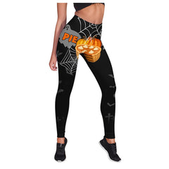 Halloween Black Bat Trousers Sleeveless Top Digital Printing Casual Suit Home Clothes