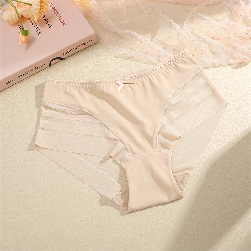 Breathable And Comfortable Mid-Waist Hip-Wrapped Briefs
