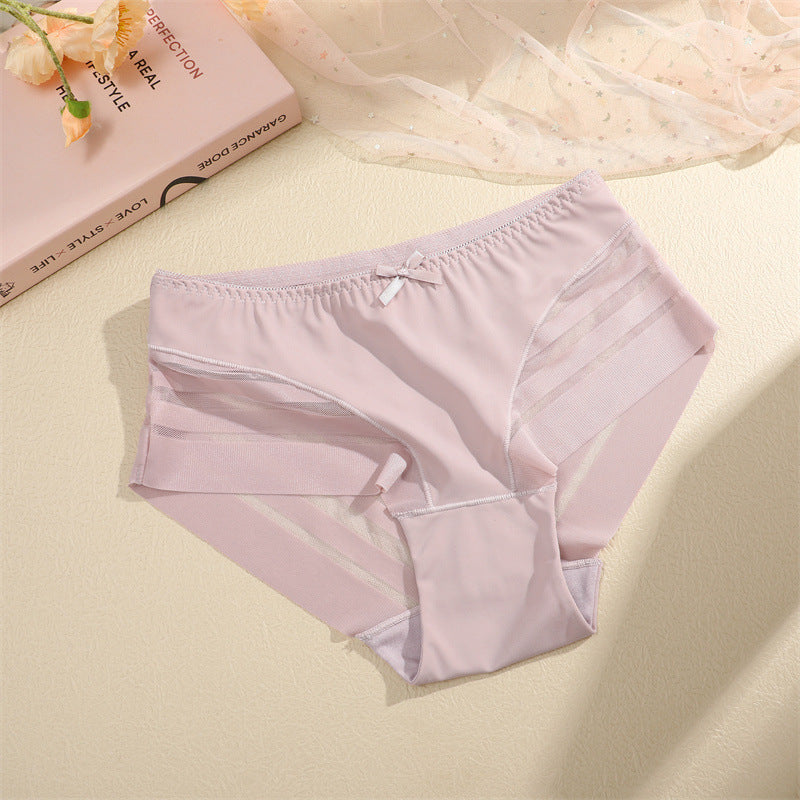 Breathable And Comfortable Mid-Waist Hip-Wrapped Briefs