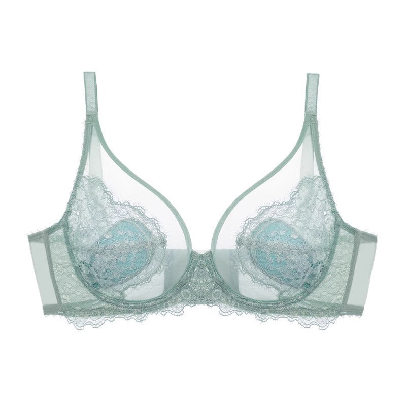 Thin Push-Up Full Cup Anti-Sagging Ultra-Thin Bra Set