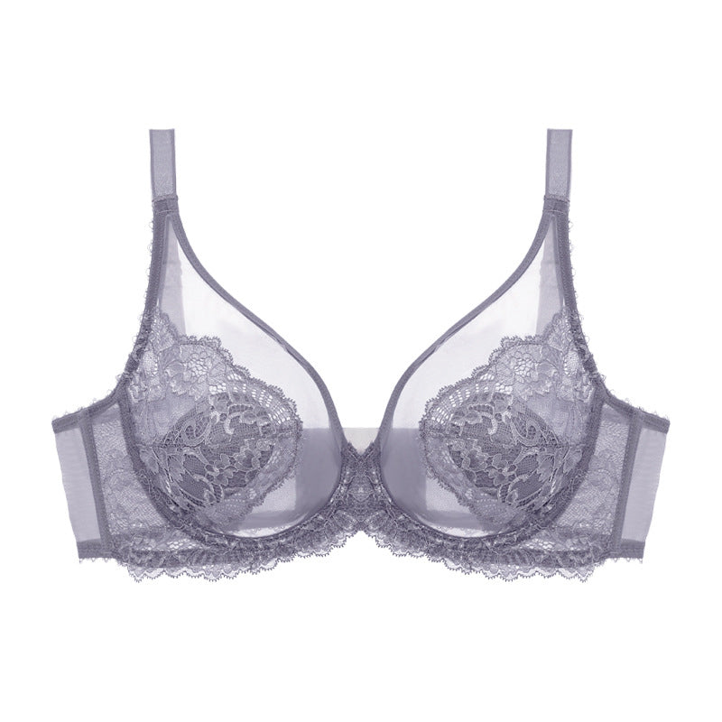 Thin Push-Up Full Cup Anti-Sagging Ultra-Thin Bra Set