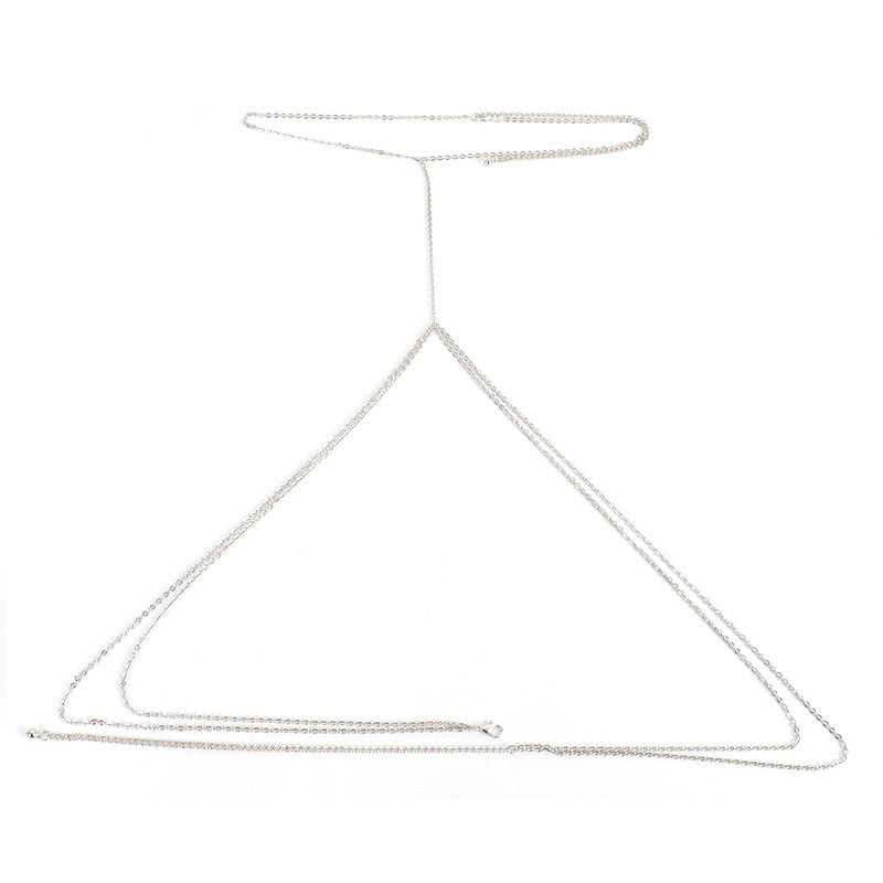 Sexy Simple Cross Body Chain Integrated Chain
