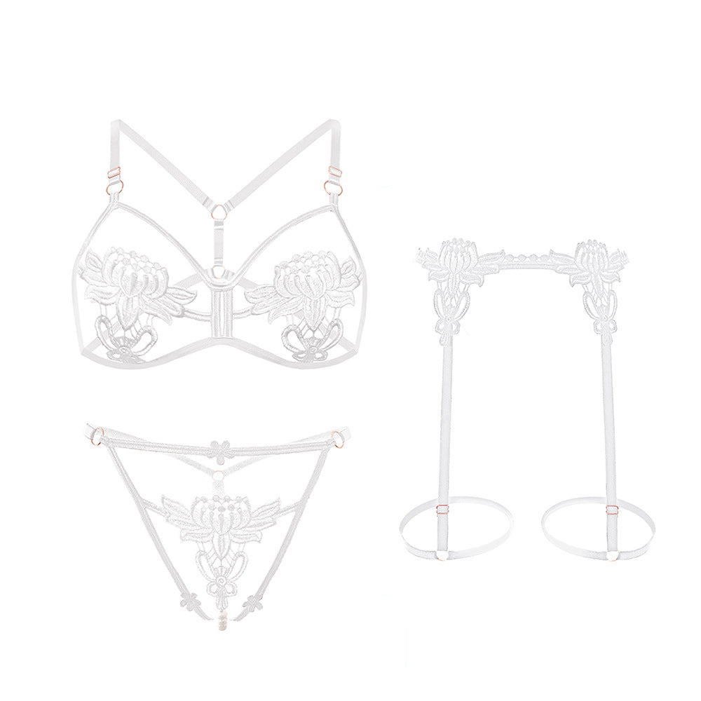Passionate Temptation Open Crotch Free Three-Point Teasing Suit