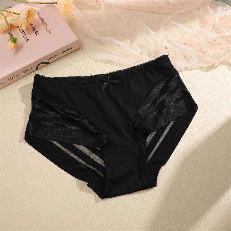 Breathable And Comfortable Mid-Waist Hip-Wrapped Briefs