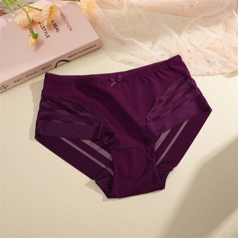 Breathable And Comfortable Mid-Waist Hip-Wrapped Briefs